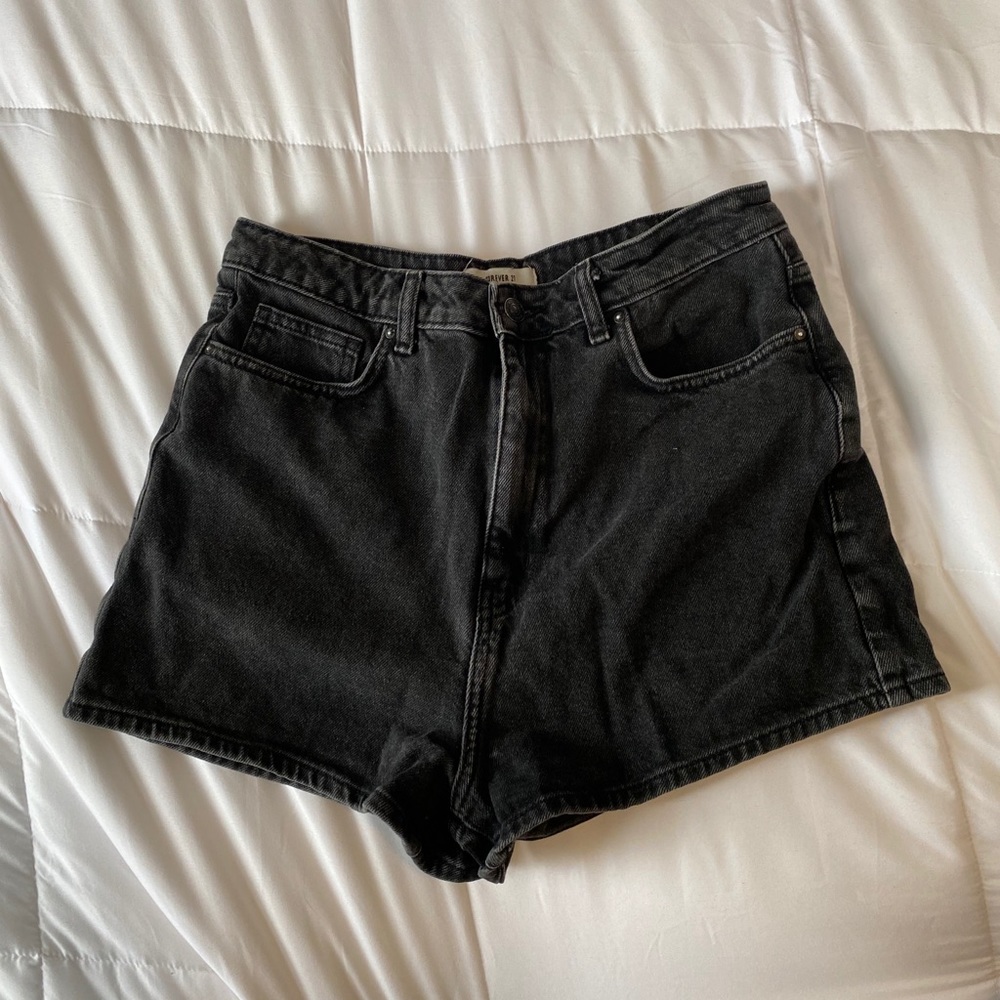 Forever 21 High-Waisted Jean Shorts
